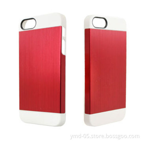 PC/Aluminum Cases for iPhone 5, with Comfortable Texture, Washable and Tear-resistant